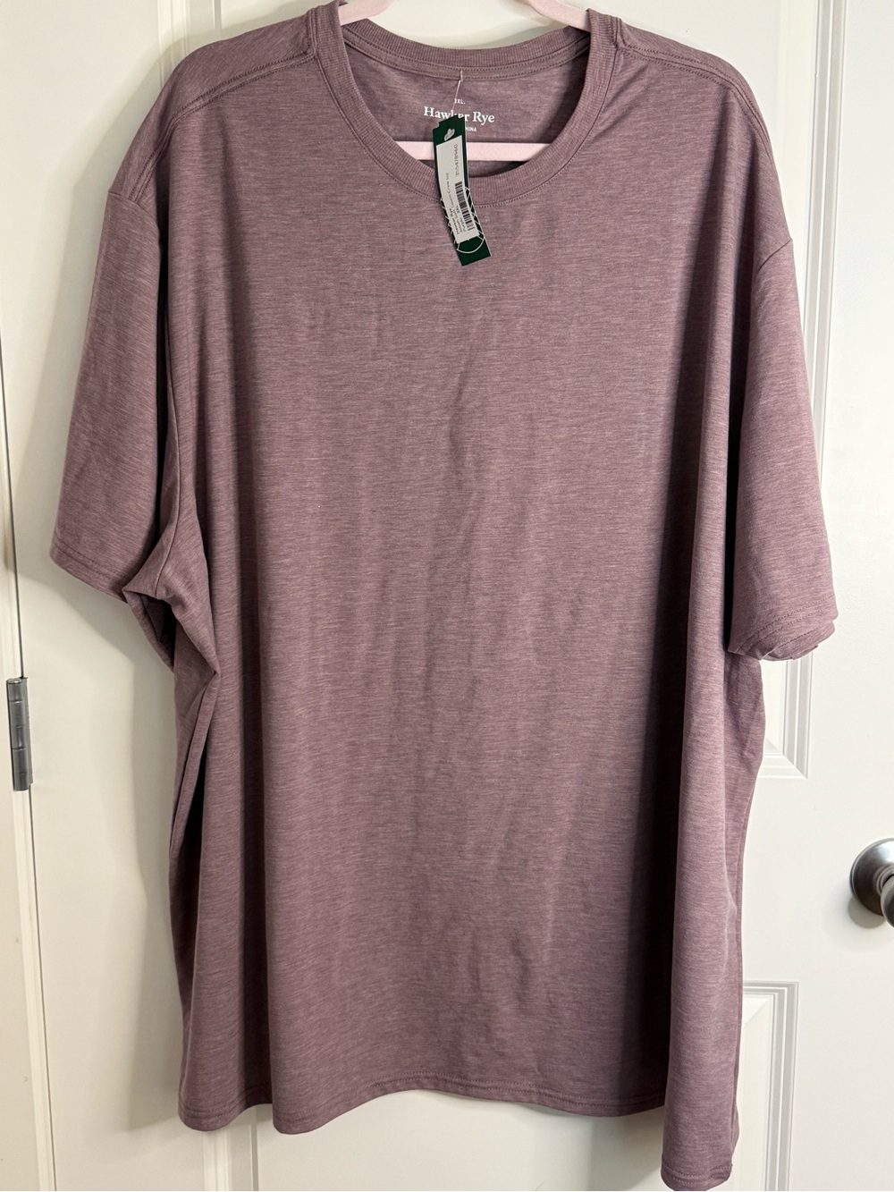 Hawker Rye Josiah Women’s Soft Touch Crew Neck T-Shirt Size 3XL Purple NWT